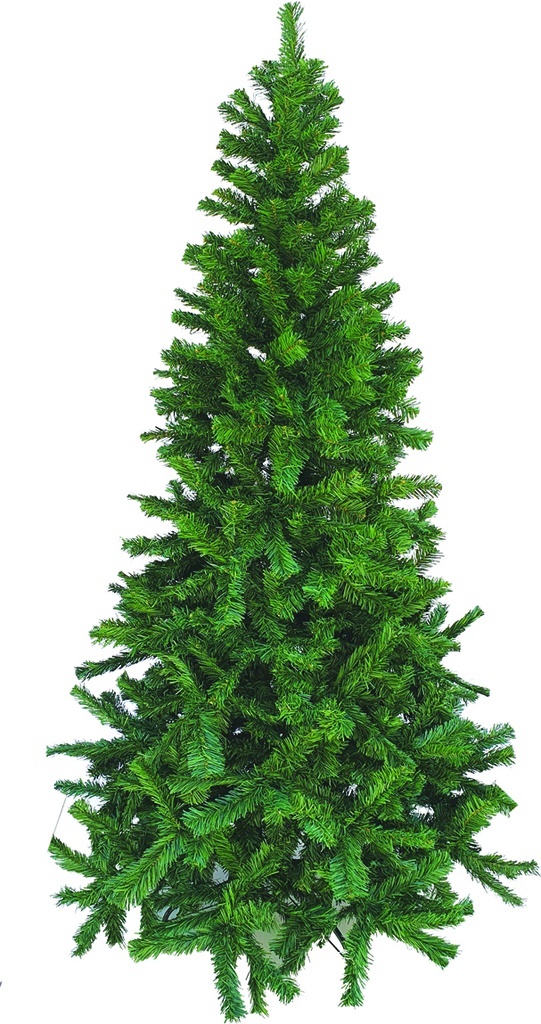 7' (2.1m) Slim Christmas Tree, 115cm bottom diameter