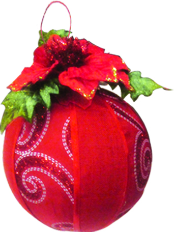 10cm Decorative Ball - Red