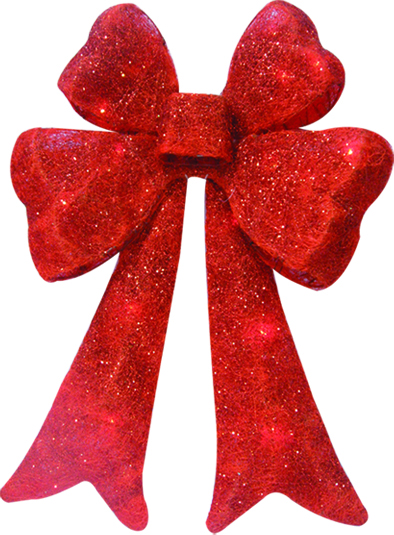 58cm Sisal Bow - Red