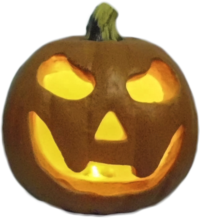 28cm Light-up Pumpkin