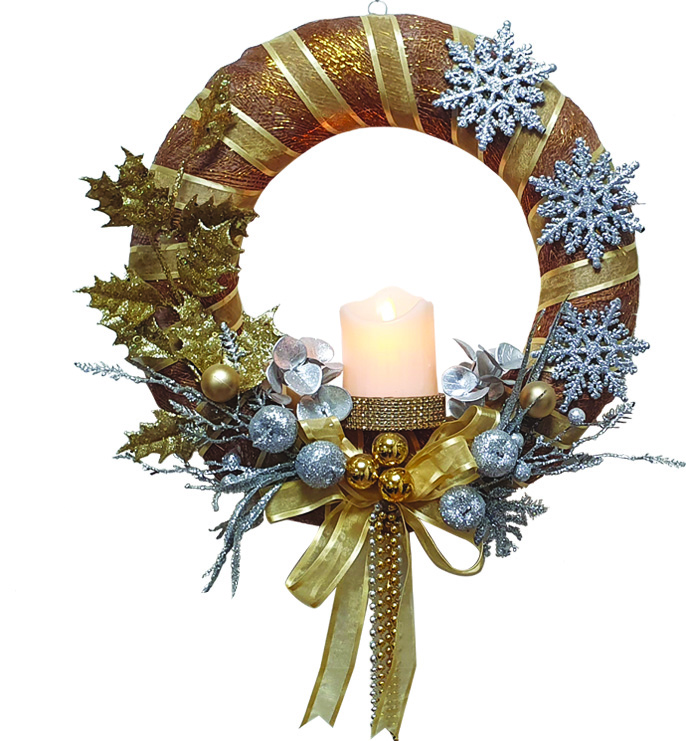Wintry Wreath, 40cm