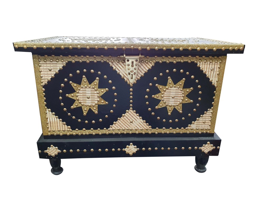 Wooden Chest Box, 54cm