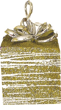 WHITE/GOLD GIFTBOX 8X10CM S/1 OPP BAG