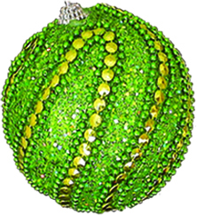 8cm Sequin Ball - Green