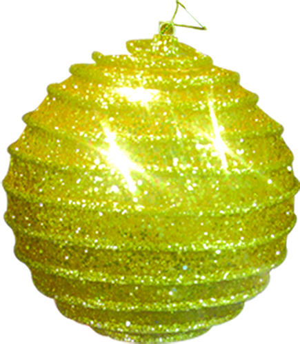 8cm Ball - Gold