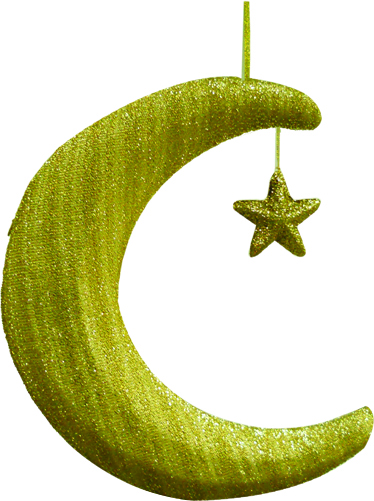40cm Crescent - Gold