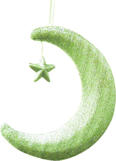 40cm Crescent - Silver