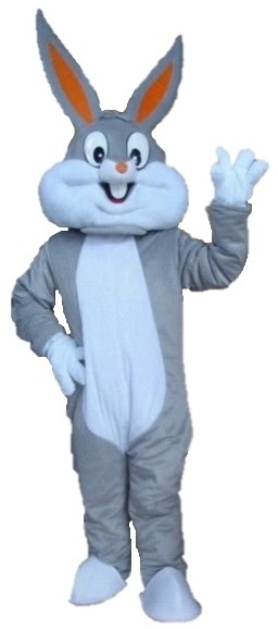 Bunny Costume - Grey - Grey