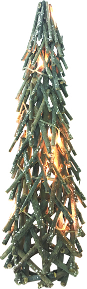 62cm Light-up Natural Tree