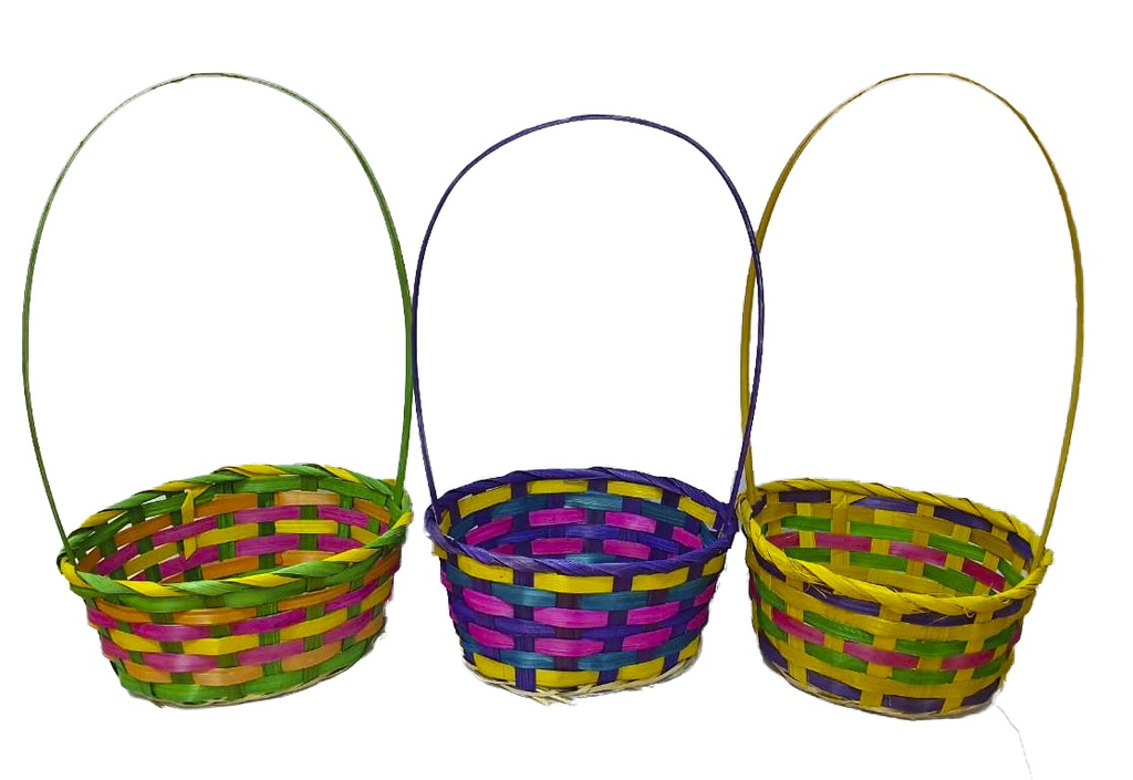 22 x 17cm Bamboo Easter Basket
