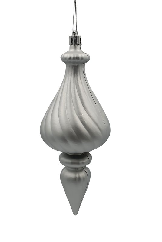 19cm  Matte Gourd - Silver