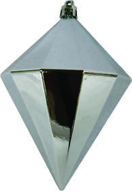 12.5cm Diamond Drop - Silver