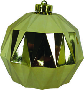 12cm Diamond Ball - Gold