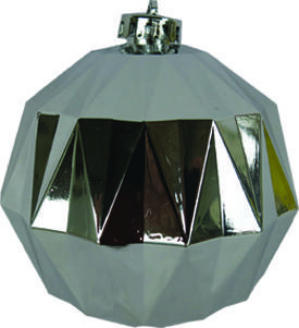 12cm Diamond Ball - Silver