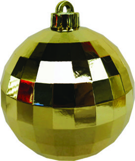 12cm Disc Ball - Gold