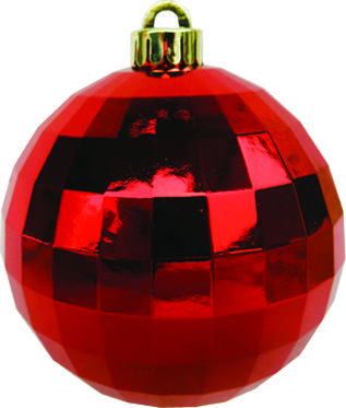 12cm Disc Ball - Red
