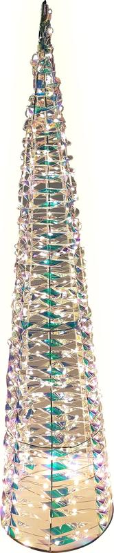 120cm Light-Up Cone Tree, Warm White