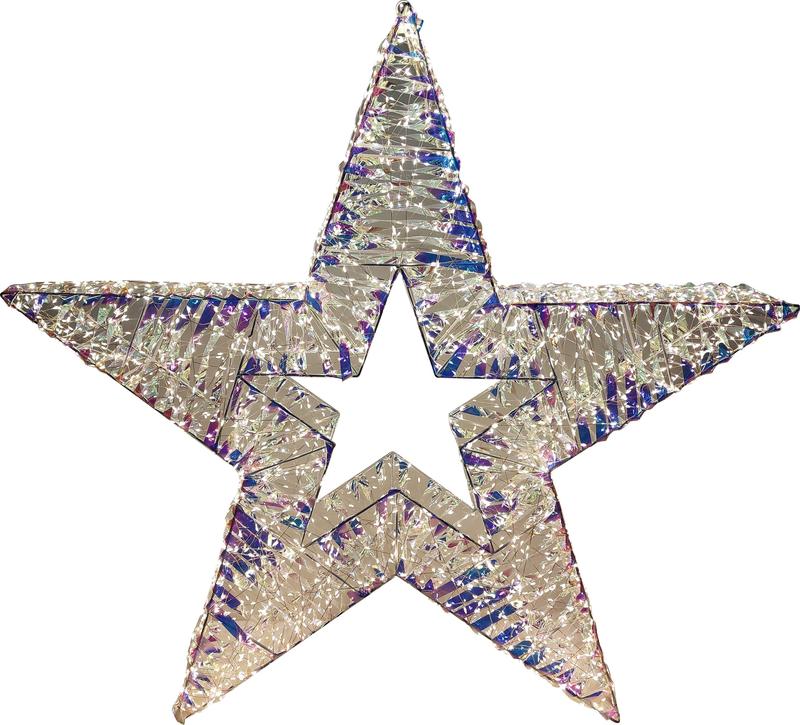 100cm Light-Up Star, White Light