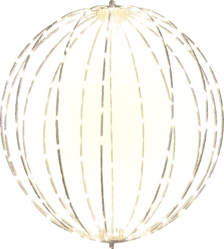 40cm Light-Up Gold Ball, Warm White