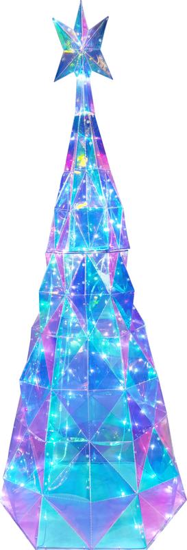210cm Light-Up Tree, White Light