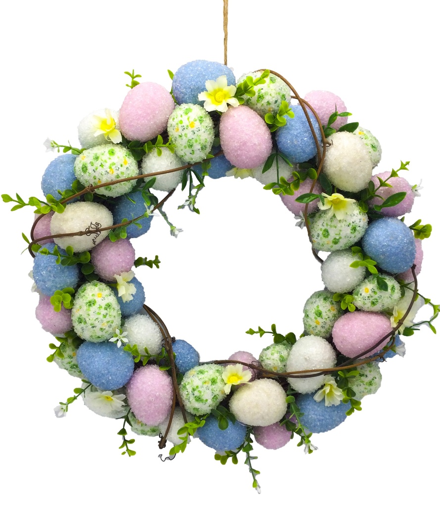 38cm Egg Wreath