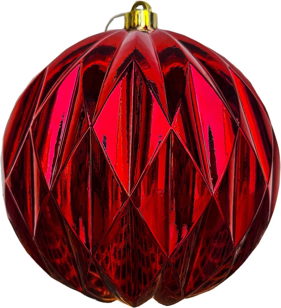 20cm Speckled Diamond Ball - Red