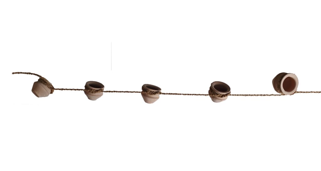 1.4m Long Traditional Arabic Clay Pots