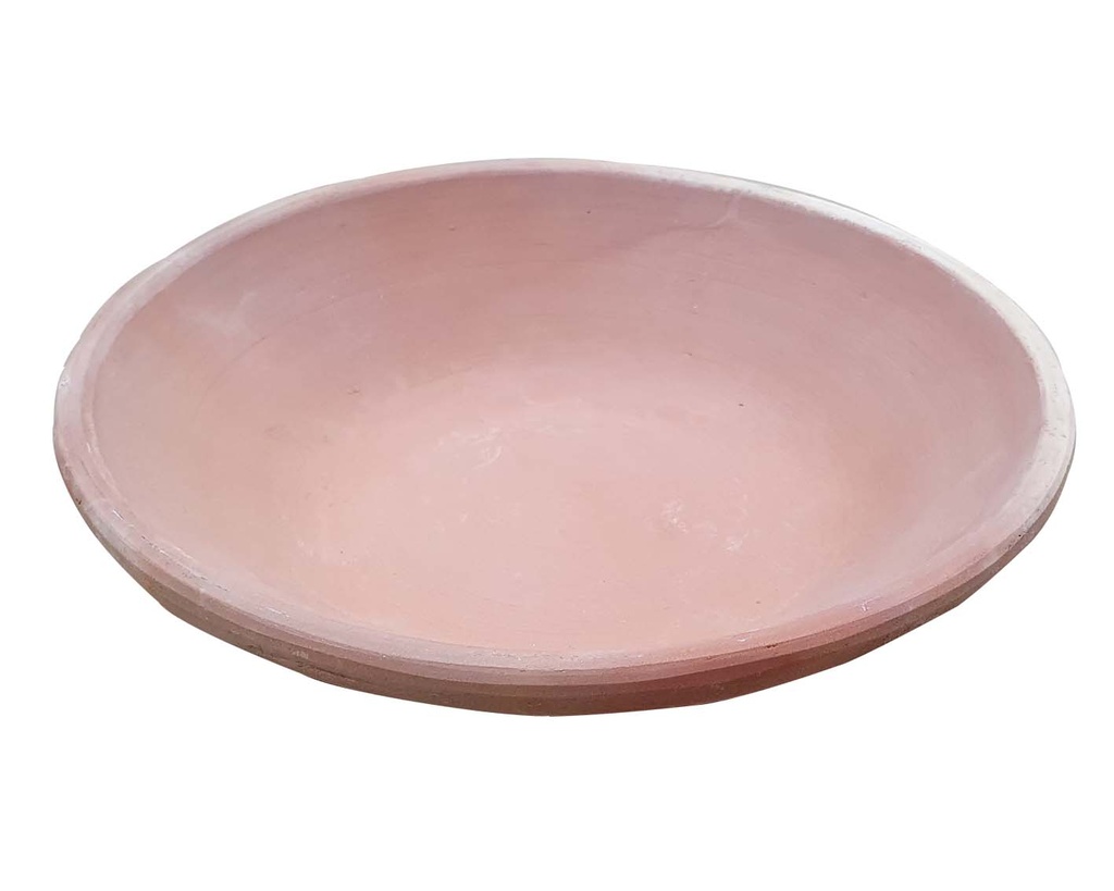 5cm High x 22cm Dia Traditional Arabic Clay Pot