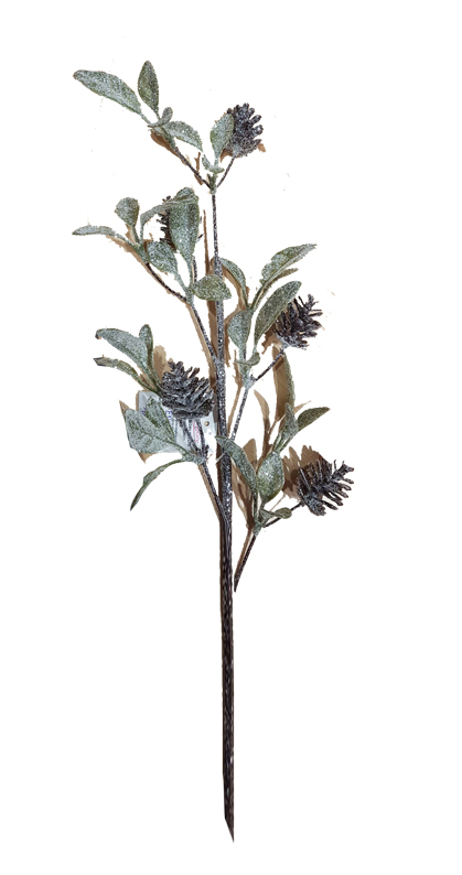 90cm Leaf Spray - Green