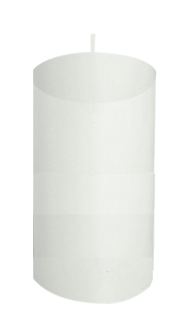 3" x 12" Pillar Candle - White