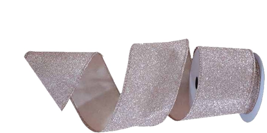 Glittered Satin Ribbon, 9.1m