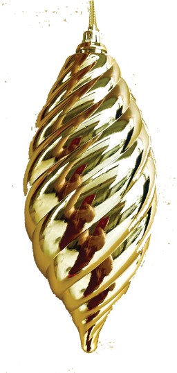 Ridged Oval Teardrop, 20cm