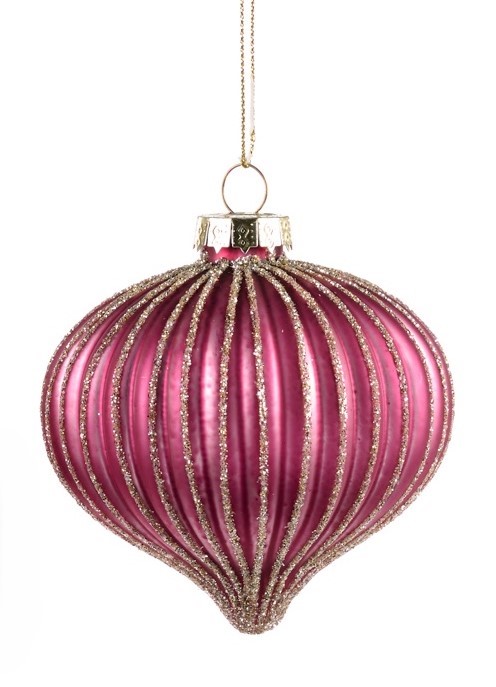 Ribbed Glass Onion, 6cm