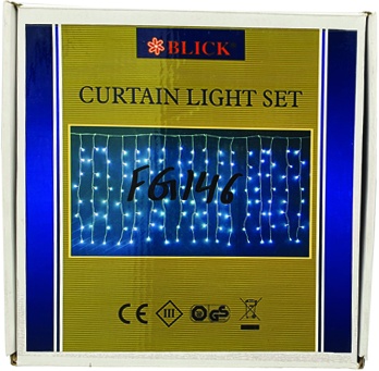 [FG146] 192-Bulb Curtain Lights, 7.5m