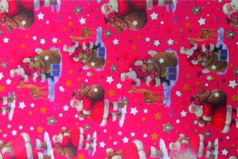 [LI041] Printed Gift Wrap, 10m