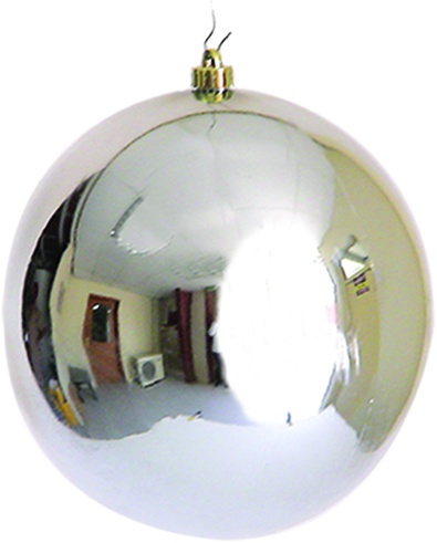[CB400S-S] 40cm Shiny Ball - Silver