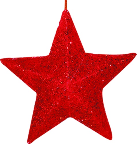 [OM024] 3D Sisal Star, 25cm
