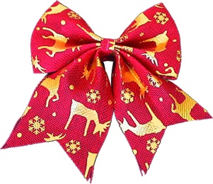 [RN370] Fabric Bow, 12cm