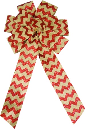 [RN378] Fabric Tree Top Bow, 50cm