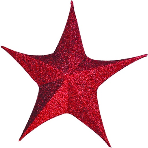 [S0003-R] Collapsible Fabric Star, 95cm