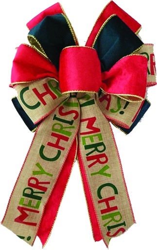 [YY001] Velvet Bow, 40cm