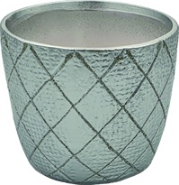 [RC015] Pot with Crisscross Design, 10cm