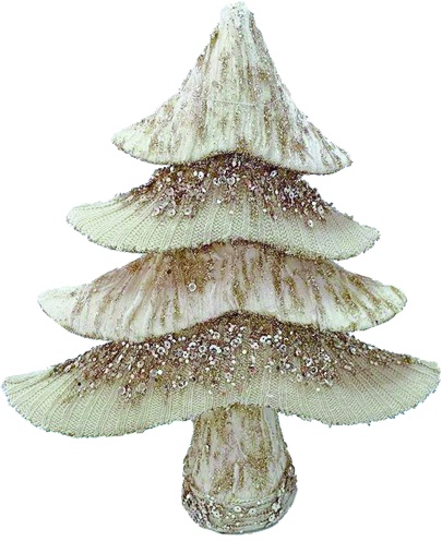 [EY147] Layered Sequin Tree, 39cm