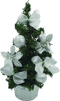 [LF162-S] Decorated Mini-tree, 20cm