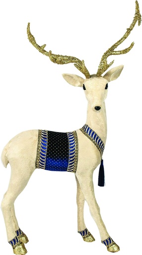 [LJ020] 73cm Deer - Natural/Blue