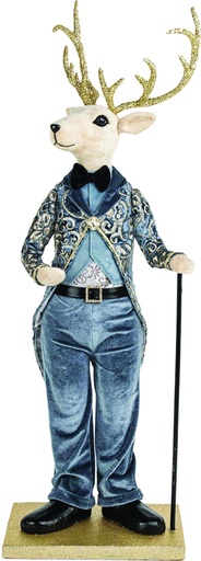 [LJ027] 77cm Deer Gentleman - Blue