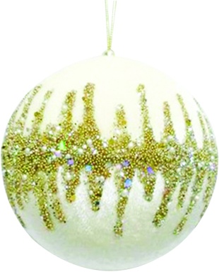 [SL188] Deluxe Velvet Glitter Ball, 10cm