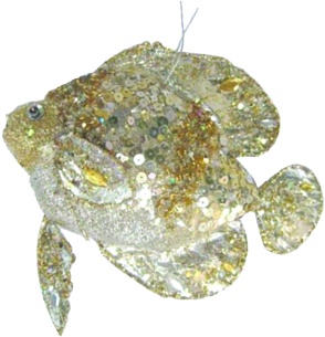 [F15037] Ornate Fish, 18cm