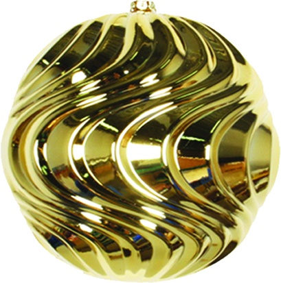 [AC538] Shiny Wavy Ribbed Ball, 12cm