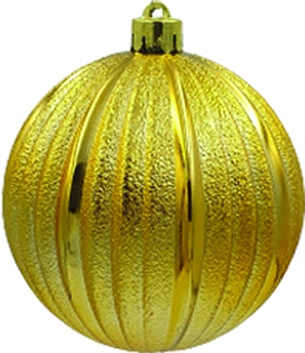 [LF165-GD] Shiny Pumpkin Ball, 10cm
